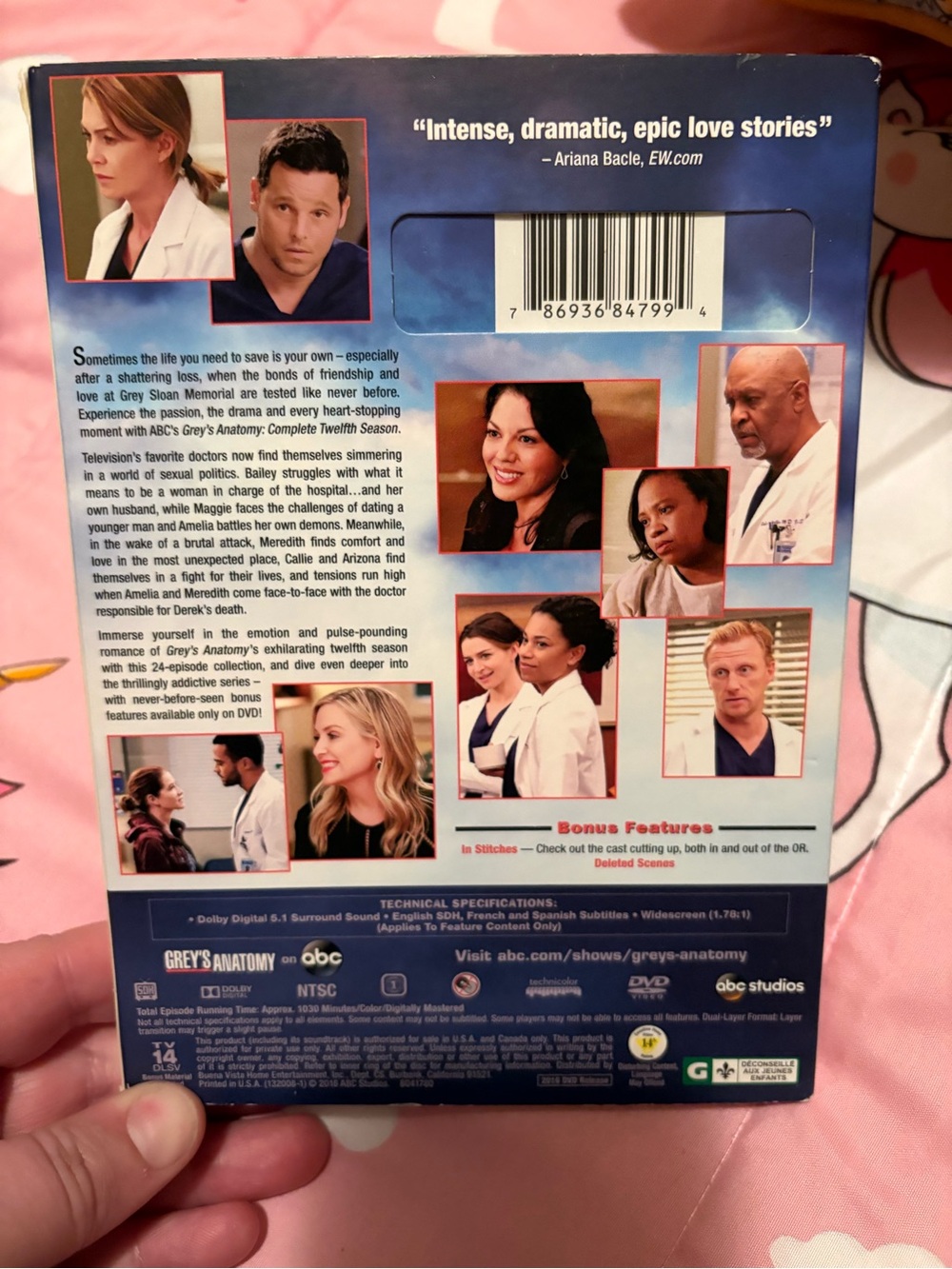 Grey's Anatomy Complete Twelfth Season DVD - Picture 3 of 3